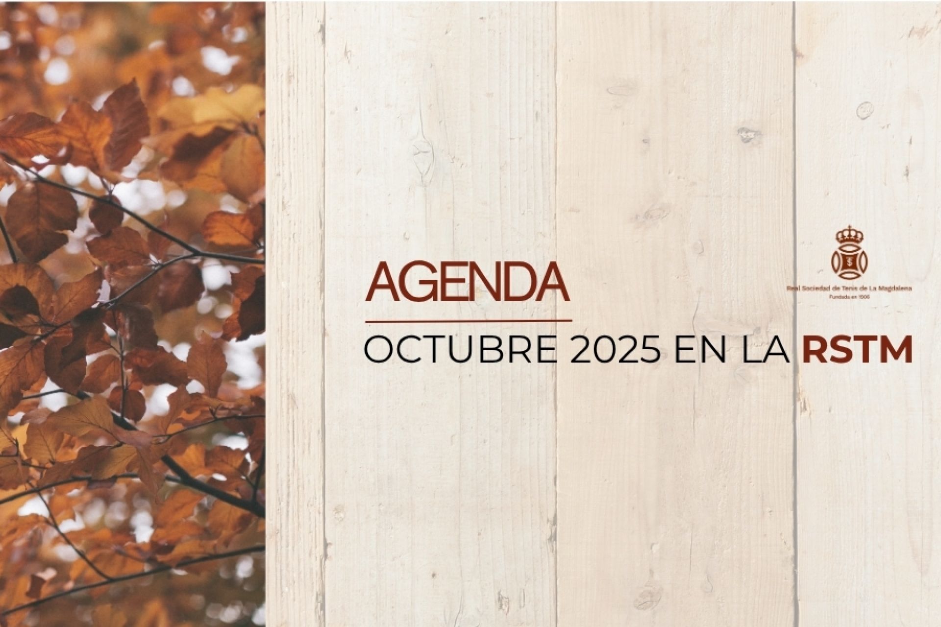 ♔ Agenda octubre RSTM